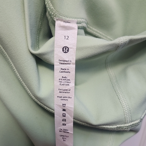 lululemon athletica Light Green Mint color Leggings - Picture 6 of 7